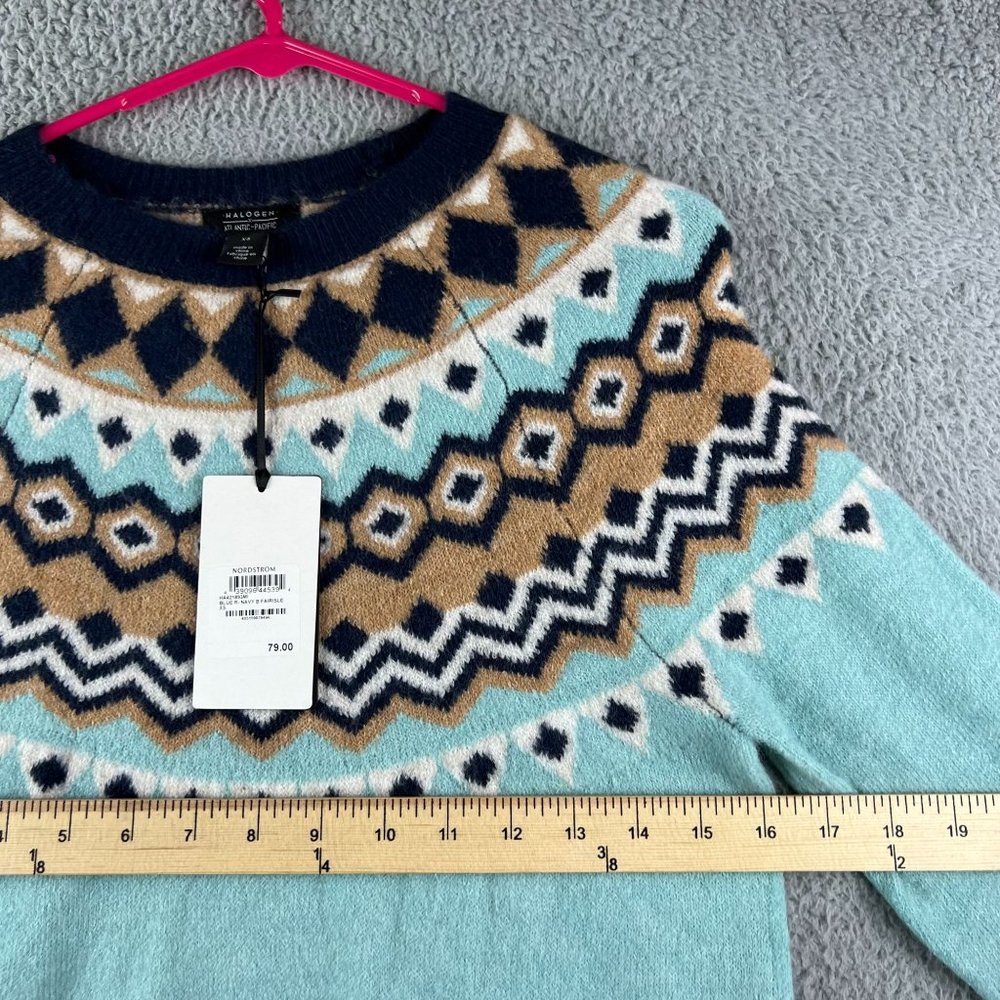 Halogen Multicolor Patterned Sweater - image 5